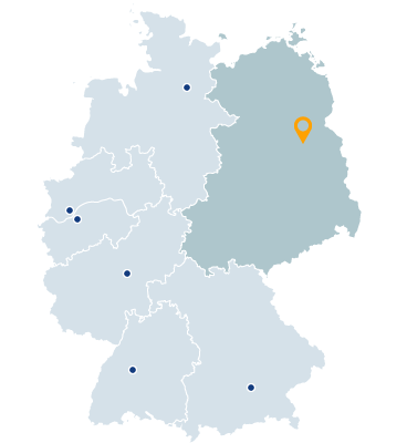 Mecklenburg-Vorpommern, Brandenburg, Berlin, Thüringen, Sachsen, Sachsen-Anhalt