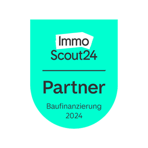 Immoscout24-Partnersiegel Baufinanzierung 2024