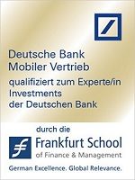 Expertensiegel für Investments Zertifikat qualifiziert zum Experten Investments der Deutschen Bank