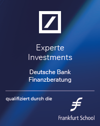 Zertifikat Frankfurt School: Zertifikat qualifiziert zum Experten Investments der Deutschen Bank