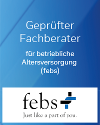 Zertifikat qualifiziert zum geprüften Fachberater für betriebliche Altersversorgung (febs)