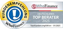 Kundenempfehlung WhoFinance Top Berater 2025