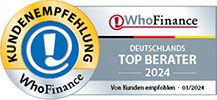 Kundenempfehlung WhoFinance Top Berater 2024