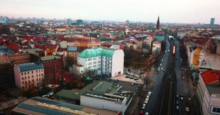 Stadt von oben